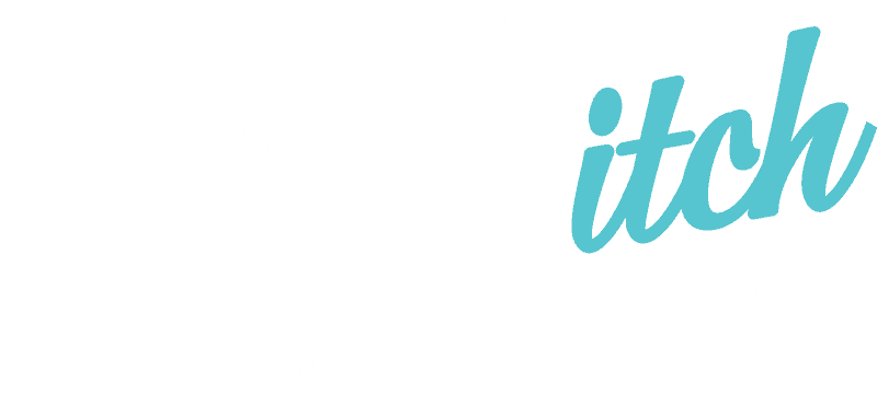 Een headerlogo met het woord jeuk.