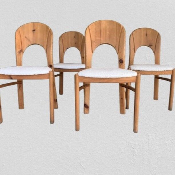 Set of 4 Koefoed style dining chairs
Pine frame, seatings are reupholstered with bouclé
48 cm wide, 47cm deep and 89cm high. Seat height 47 cm
🟢 For sale
#pinechair #bouclechair #designchair #naturaldesign #woodenchair #grenenhout #vintagedesign #eetkamerstoel #reupholsteredchair #diningchair #chaisedesign #chaisedesalleamanger #koefoed #reupholstereddesign #boucle #vintageinspiration #decoration #interior #homedecors #interiors #interiordesign #interiorstyling #vintageinteriorstyling #interiorinspiration #interiorideas #designinspiration #forsale #vintagedealer #vintageshop #monderninterior