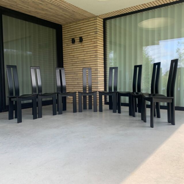 Pietro Constantini chairs for Ello
Set of 8 dining chairs with lacquered wood and leather seating
47 cm wide, 46 cm deep and 108 cm high. Seat height 48 cm
Postmodern Italian design
🟢 For sale
#iconicdesign #pietroconstantini #pietroconstantinichairs #ellochairs #ello #postmodern #Italiandesign #madeinitaly #vintagedesign #70s #leatherchair #chair #chaise #stoel #lacqueredwood #diningchair #classicchair #midcentury #eclecticinterior #interior #decor #homedecor #homeideasdecor #livingroomdecor #interiordesign #interiorstyling #vintageinteriorstyling #uniquedesign #vintageinteriors #vintageinspiration